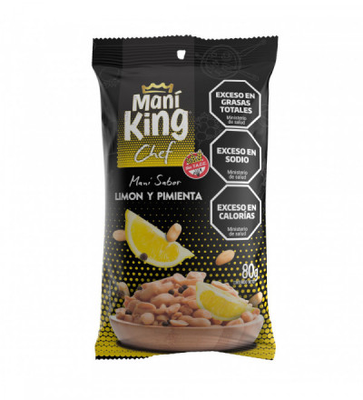 MANI KING LIMON Y PIMIENTA 80 GR