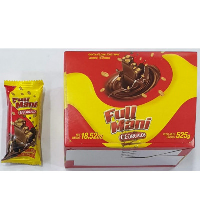 CHOCOLATE GEORGALO FULL MANI 35 GR