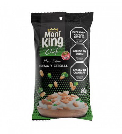MANI KING CREMA Y CEBOLLA 80 GR