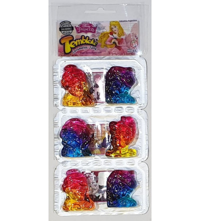 GOMITA TREMBLY PRINCESS X 6 UNIDADES