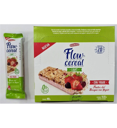 FLOW CEREAL X 20 U LIGHT YOGHURT
