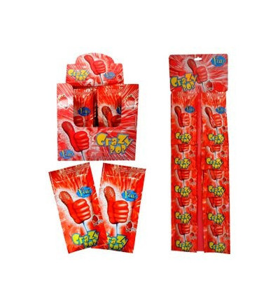 CRAZY POP FRUTILLA. POR UNIDAD