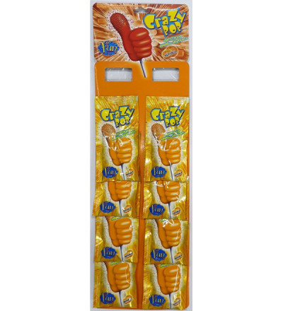 CHUPETIN CRAZY POP NARANJA