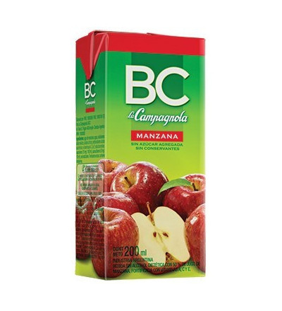 JUGO BC 200 CC MANZANA  /