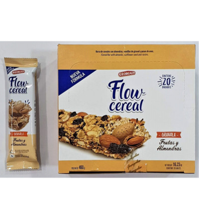 FLOW CERREAL X 20 FRUTAS Y ALMENDRAS