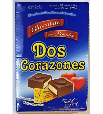 DOS CORAZONES X 20 U