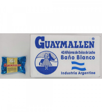 ALFAJOR GUAYMALLEN X 40 BLANCO