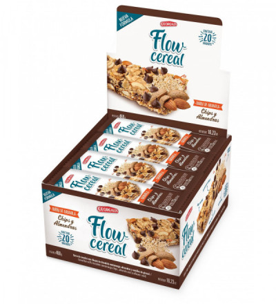 FLOW CEREAL X 20 U CHIPS Y ALMENDRA