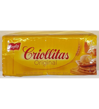 GALLETA CRIOLLITAS X 100 GR