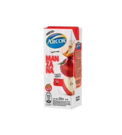 JUGO ARCOR 200 CC MANZANA