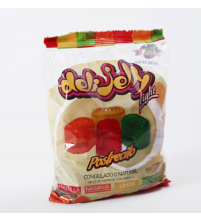 GELATINA FRUTAL DELIJELLY X 48 UNIDADES