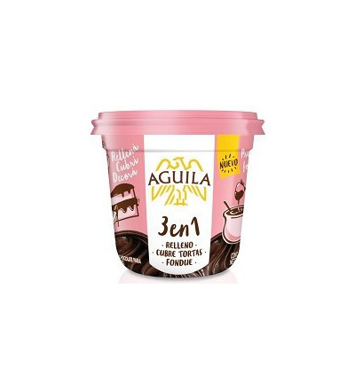 CHOCOLATE AGUILA RELLENO 3EN1 290 GR