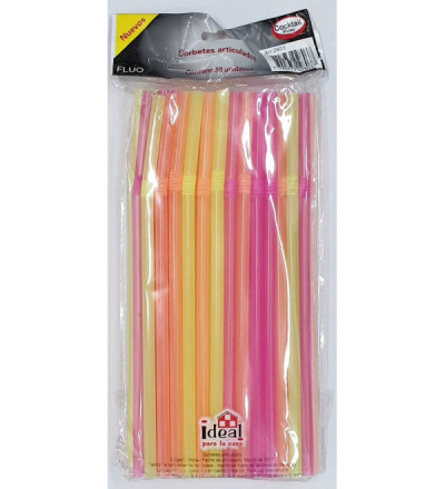 SORBETE FLUO IDEAL X 50 UNIDADES