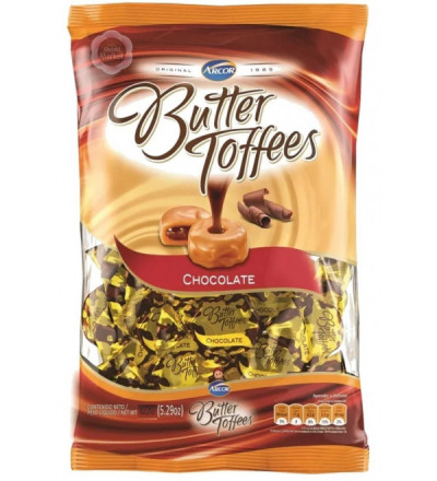 MASTICABLE BUTTER TOFFEES CHOCOLATE 906 GR
