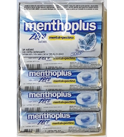 MENTHO PLUS S/AZ X 12 MENTOL