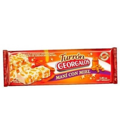 TURRON GEORGALOS CON MIEL 80 GR