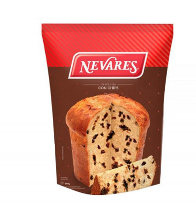 PAN DULCE NEVARES 600 G CHIPS/