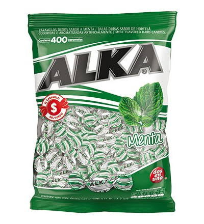 CARAMELO ALKA MENTA X 800 GR