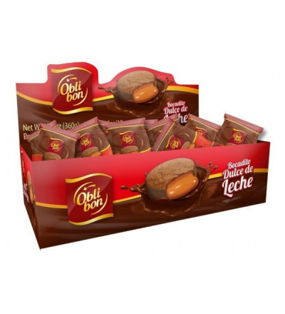 BOCADITOS OBLIBON DULCE DE LECHE X 36 UNIDADES