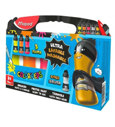 TEMPERA MAPED 5X75 FLUO+METAL