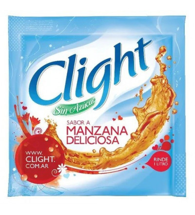 JUGO CLIGHT X 20 MANZANA DELI