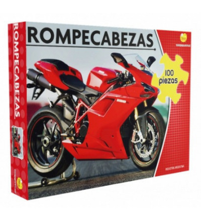PUZZLE MOTO ROJA 100PZ YUYU
