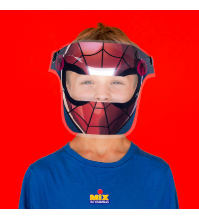 MASCARA PROTECTORA FACIAL SPIDERMAN
