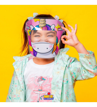 MASCARA PROTECTORA FACIAL UNICORNIO