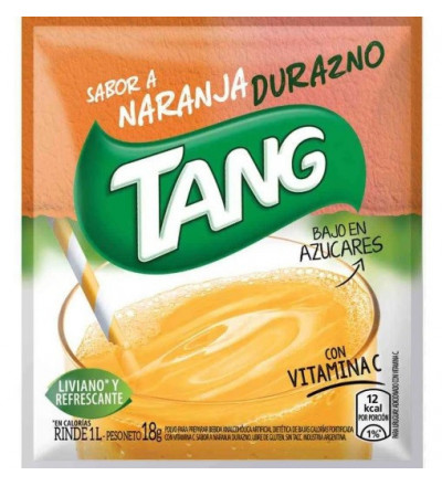 JUGO TANG NARANJA DURAZNO X 20 UNIDADES