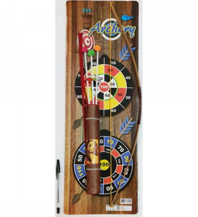ARCO MADERA C/FLECHAS RUESTES