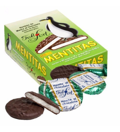 CHOCOLATE MENTITAS FELFORT X 30 UNIDADES