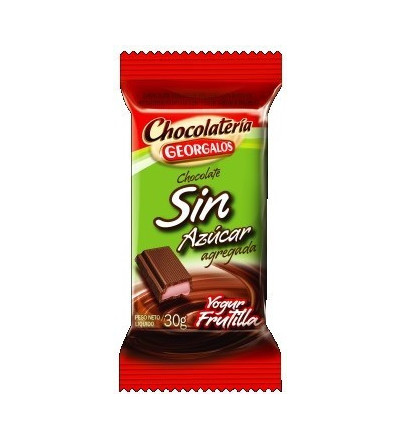 CHOCOLATE DIET YOGURT FRUTILLA X 12 UNIDADES
