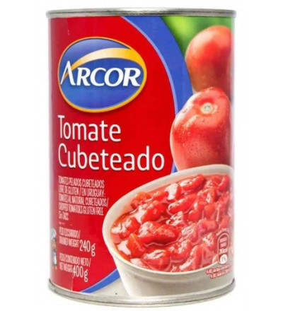 TOMATE CUBETEADO ARCOR 400G