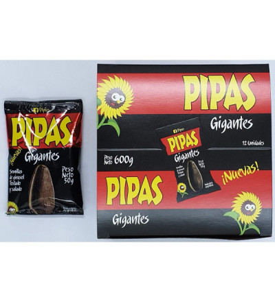 PIPAS GIGANTE  X 12