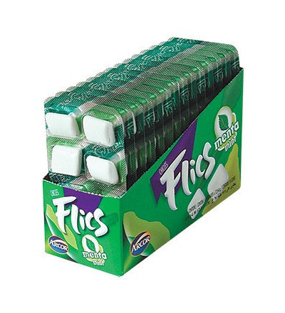 CHICLE FLIC´S X14   MENTA