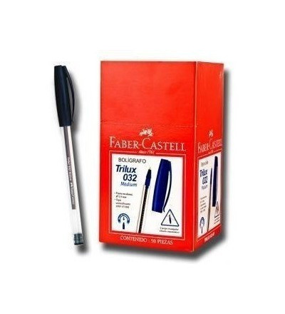 BOLIGRAFO TRILUX 032 NEGRO X 50 UNIDADES