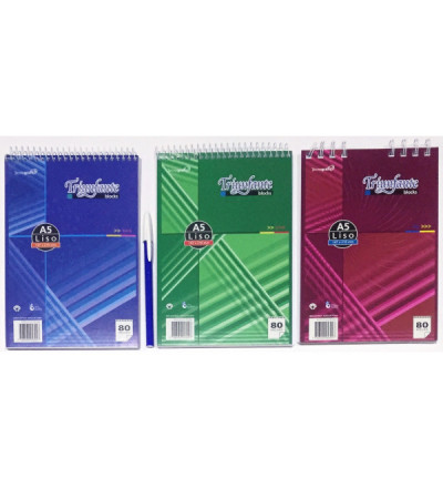BLOCK TRIUNFANTE A5 80 HOJAS LISO