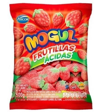 MOGUL 500GR FRUTILLAS ACIDAS