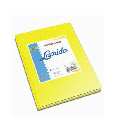 CUADERNO LAPRIDA 50 HOJAS RAYADO AMARILLO