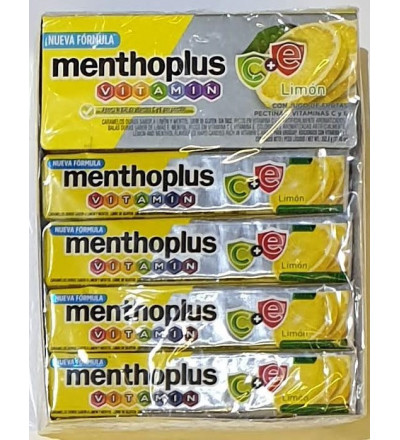 MENTHO PLUS C+E X 12 LIMON