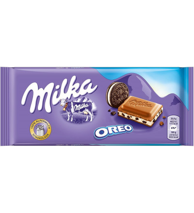CHOCOLATE MILKA OREO 100 GR