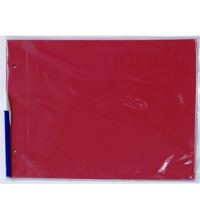 CARPETA N5 LAMA 2 TAPAS ROJO