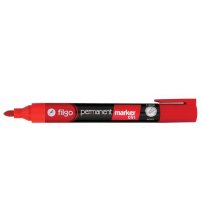 MARCADOR FILGO 051 PR ROJO. POR UNIDAD