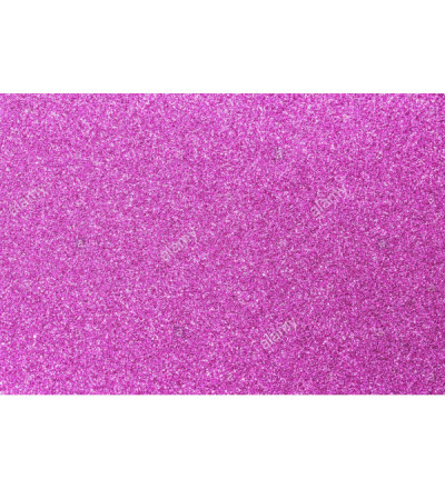 GOMA EVA A4 GLITTER FUCSIA