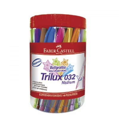BOLIGRAFO TRILUX 032 SURTIDO X 48 UNIDADES