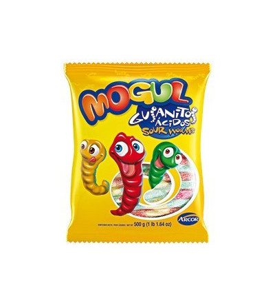 MOGUL 500 GR GUSANITOS ACIDOS
