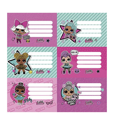 ROTULOS MOOVING X 12U LOL