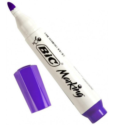 MARCADOR BIC PARA PIZARRA VIOLETA. POR UNIDAD      /