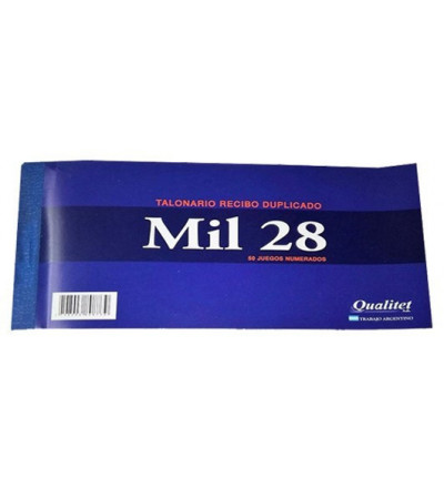 RECIBO MIL28 C/DUPL. *C/U