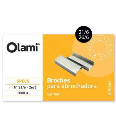 BROCHES OLAMI Nº21/6 - 26/6